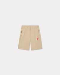 'KENZO Elephant Logo' embroidered short cotton