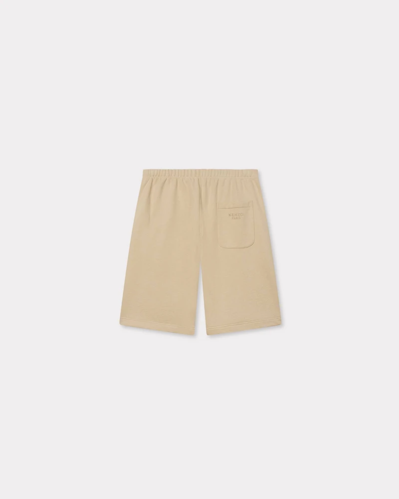 'KENZO Elephant Logo' embroidered short cotton
