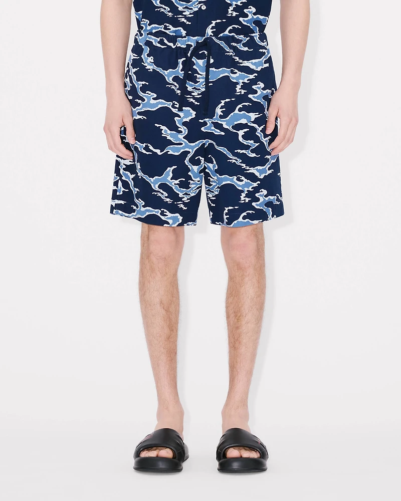 'KENZO Ocean Camo' elasticated short cotton