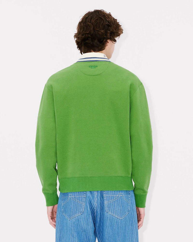 'KENZO Elephant Logo' embroidered sweatshirt cotton