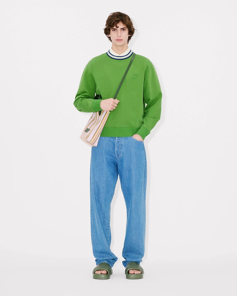 'KENZO Elephant Logo' embroidered sweatshirt cotton