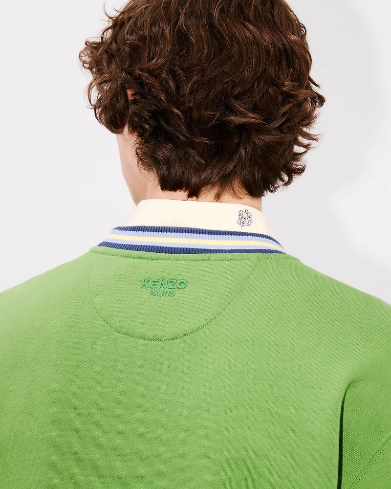 'KENZO Elephant Logo' embroidered sweatshirt cotton