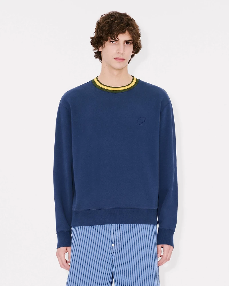 'KENZO Elephant Logo' embroidered sweatshirt cotton