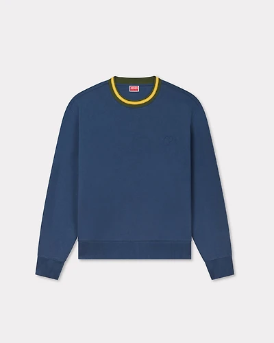 'KENZO Elephant Logo' embroidered sweatshirt cotton