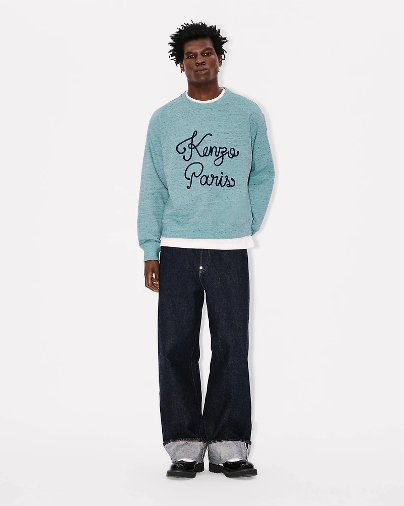 'KENZO Paris Chainstitch' embroidered sweatshirt cotton