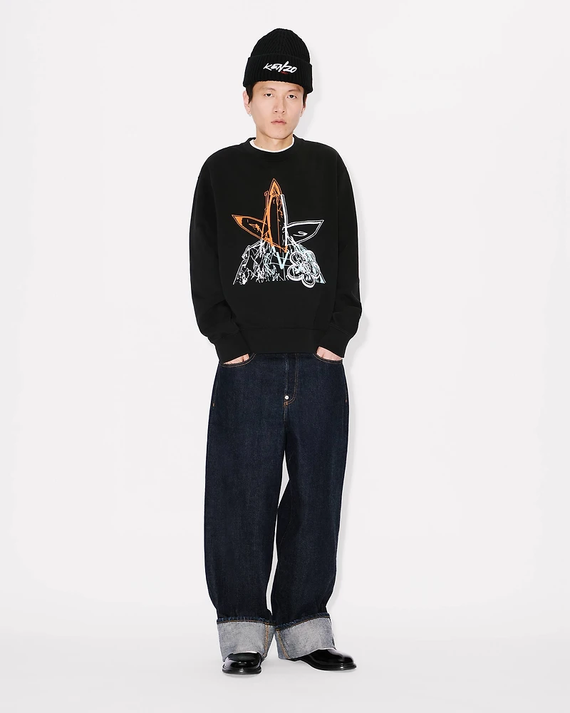 'Kenzo x Futura 2000' embroidered sweatshirt cotton