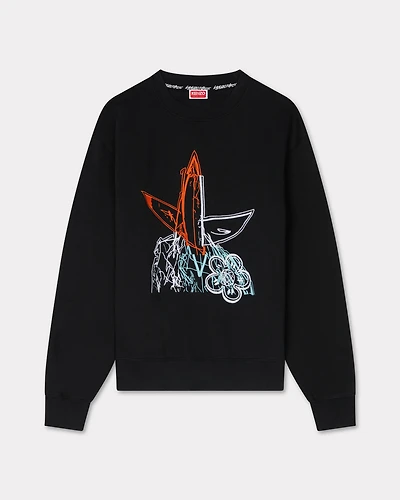 'Kenzo x Futura 2000' embroidered sweatshirt cotton