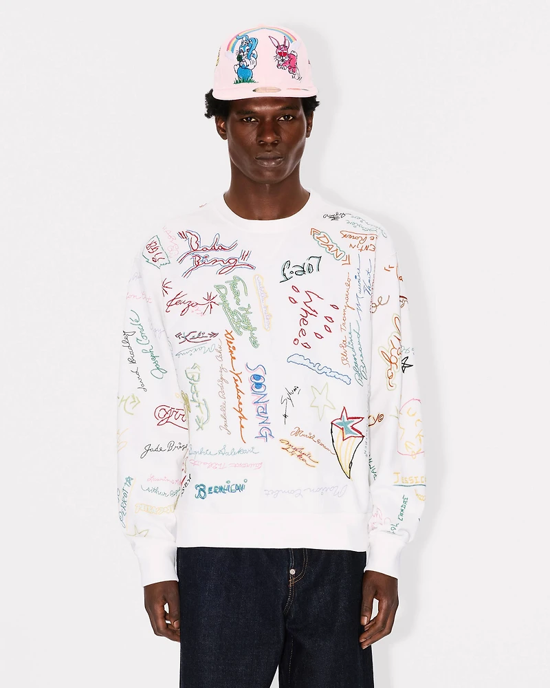 'Kenzo Graduation' embroidered sweatshirt cotton