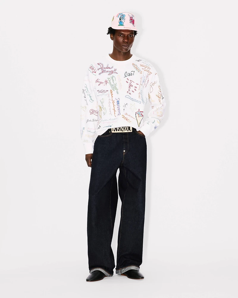 'Kenzo Graduation' embroidered sweatshirt cotton