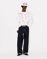 'Kenzo Graduation' embroidered sweatshirt cotton
