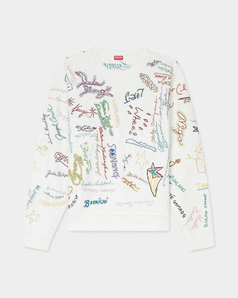 'Kenzo Graduation' embroidered sweatshirt cotton
