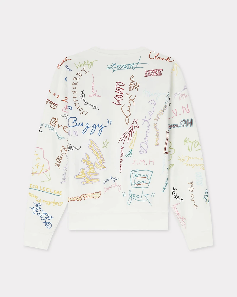'Kenzo Graduation' embroidered sweatshirt cotton