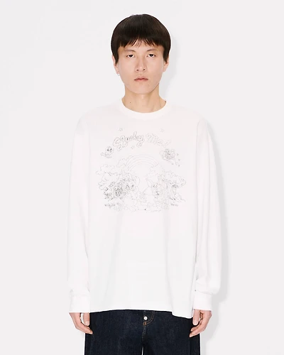 'KENZO Cartoon' coloring relax T-shirt cotton