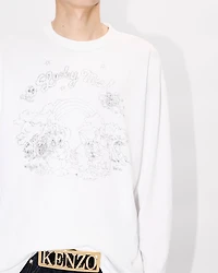 'KENZO Cartoon' coloring relax T-shirt cotton