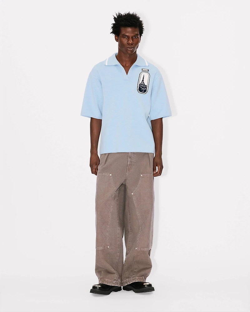 'KENZO City' knitted polo cotton wool