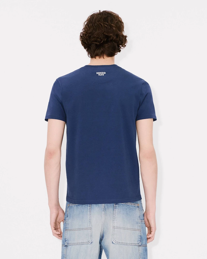 'KENZO Elephant Logo' embroidered slim T-shirt