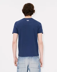 'KENZO Elephant Logo' embroidered slim T-shirt