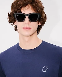 'KENZO Elephant Logo' embroidered slim T-shirt