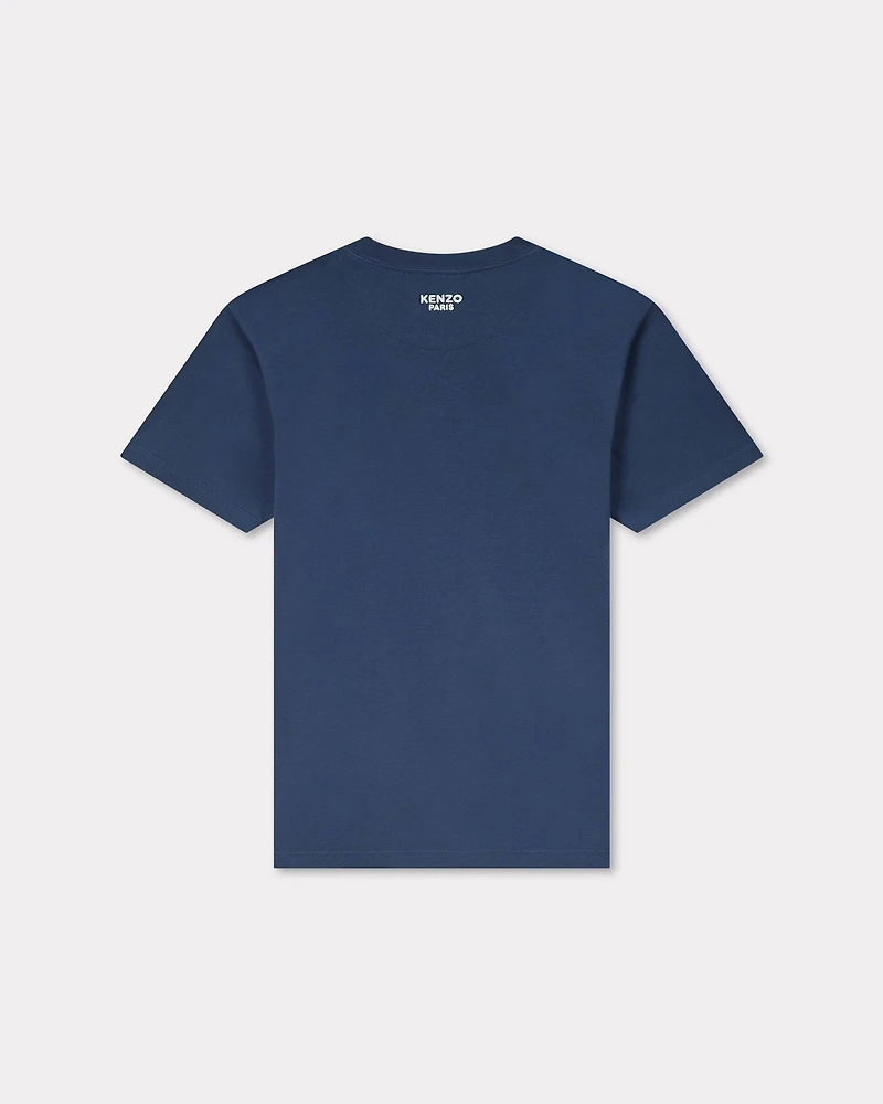 'KENZO Elephant Logo' embroidered slim T-shirt