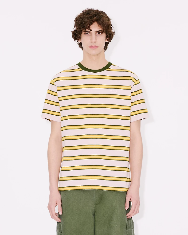 'KENZO Coast Lines' embroidered T-shirt cotton linen