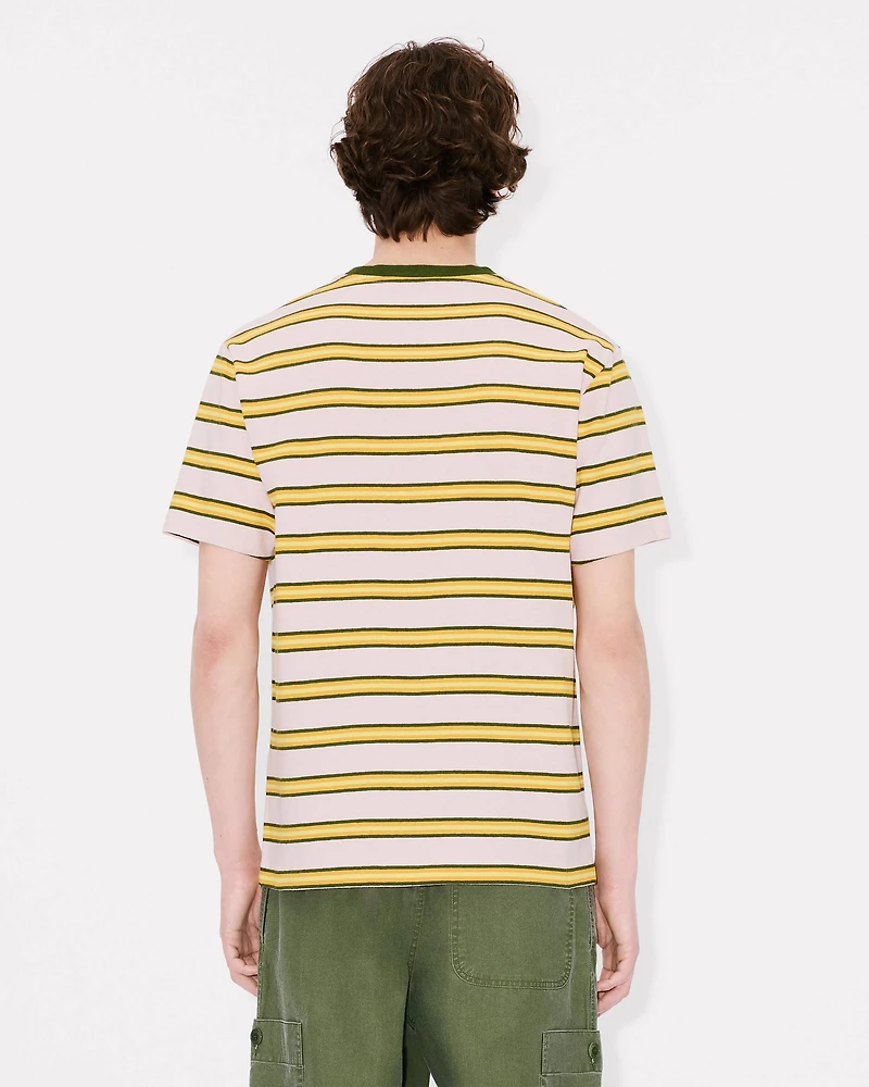 'KENZO Coast Lines' embroidered T-shirt cotton linen