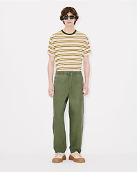 'KENZO Coast Lines' embroidered T-shirt cotton linen