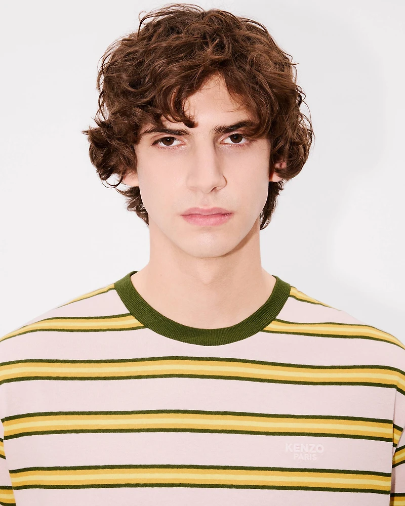 'KENZO Coast Lines' embroidered T-shirt cotton linen