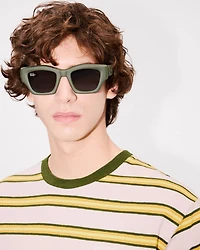 'KENZO Coast Lines' embroidered T-shirt cotton linen