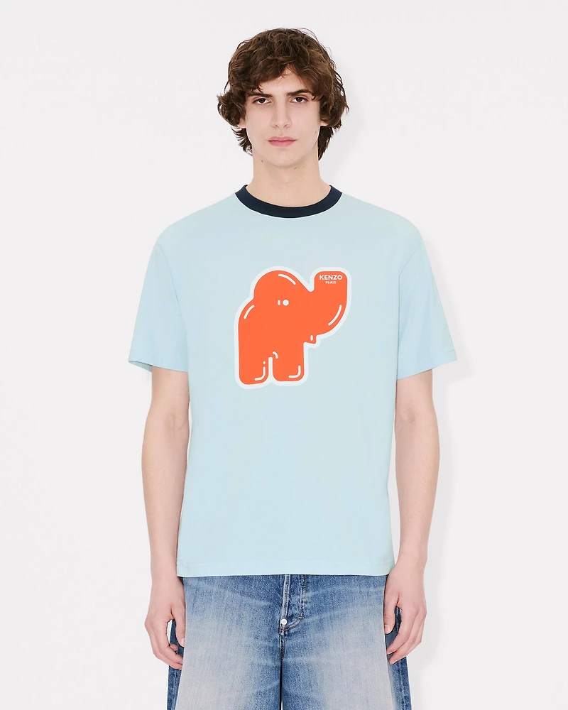 'KENZO Elephant Logo' T-shirt cotton