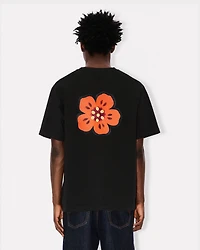 'Boke Flower' embroidered T-shirt cotton
