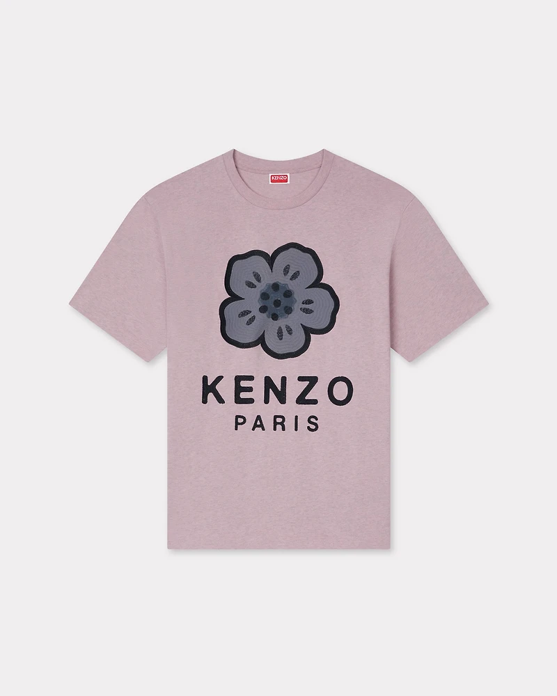 'Boke Flower' embroidered oversized T-shirt heavy cotton