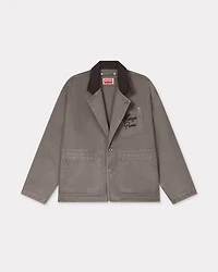 'KENZO Paris Chainstitch' workwear jacket washed cotton