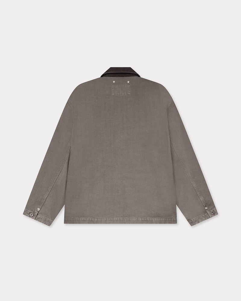 'KENZO Paris Chainstitch' workwear jacket washed cotton