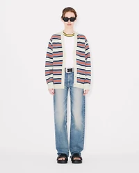 'KENZO Coast Lines' genderless cardigan cotton