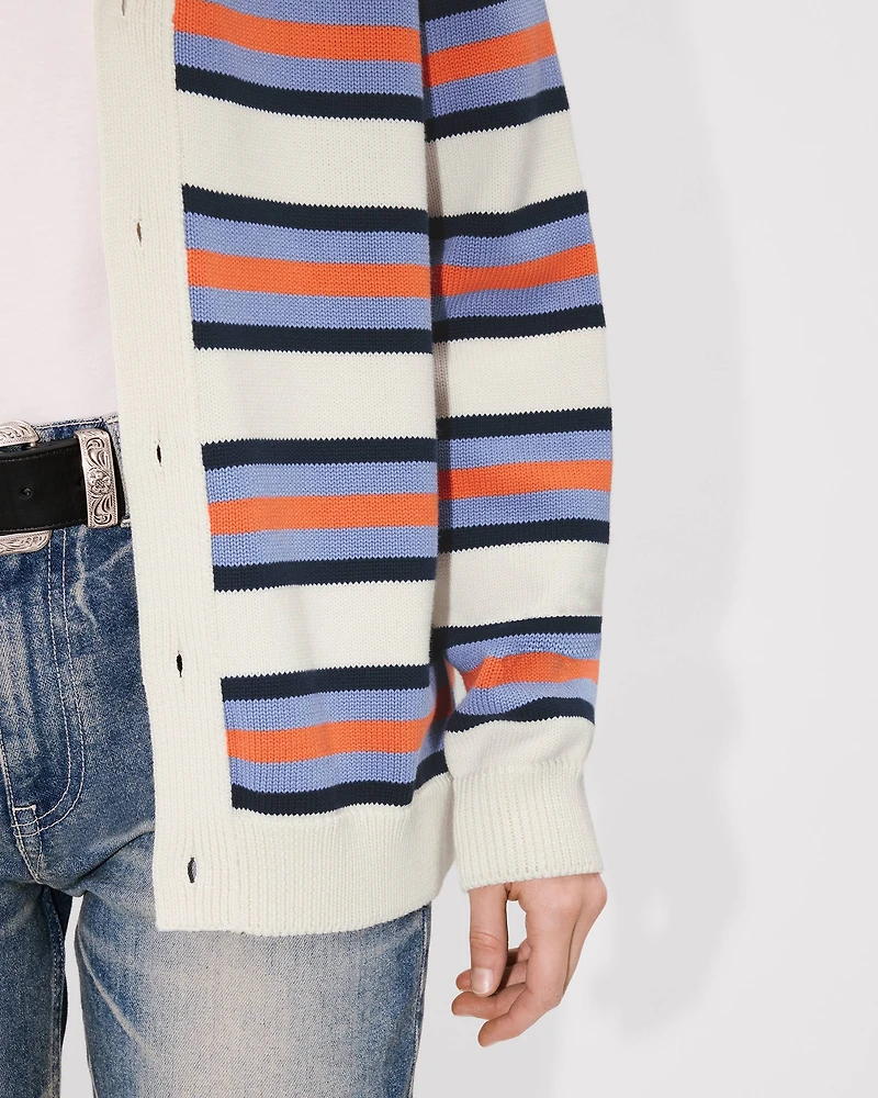 'KENZO Coast Lines' genderless cardigan cotton
