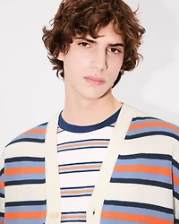 'KENZO Coast Lines' genderless cardigan cotton