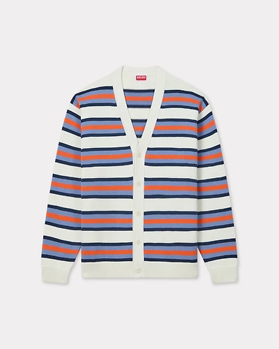 'KENZO Coast Lines' genderless cardigan cotton
