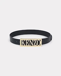 'KENZO Buckle' large belt leather
