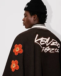 'Kenzo x Futura 2000' poncho in wool