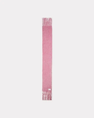 Long fringed scarf mohair
