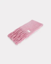 Long fringed scarf mohair