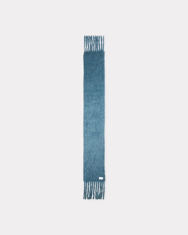 Long fringed scarf mohair