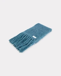Long fringed scarf mohair