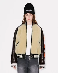 'Kenzo x Futura 2000' genderless shearling varsity