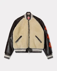 'Kenzo x Futura 2000' genderless shearling varsity