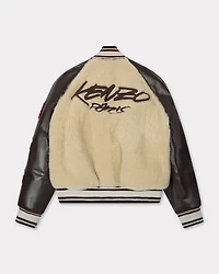 'Kenzo x Futura 2000' genderless shearling varsity