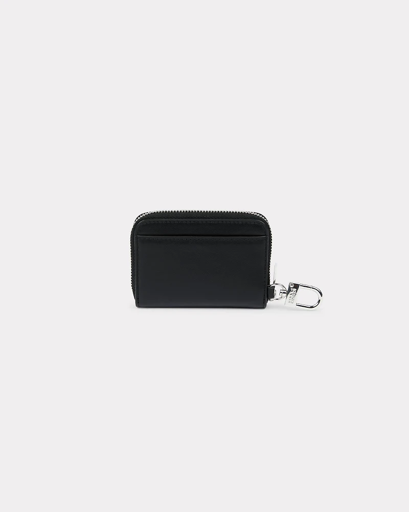 'KENZO Tab' key holder in leather