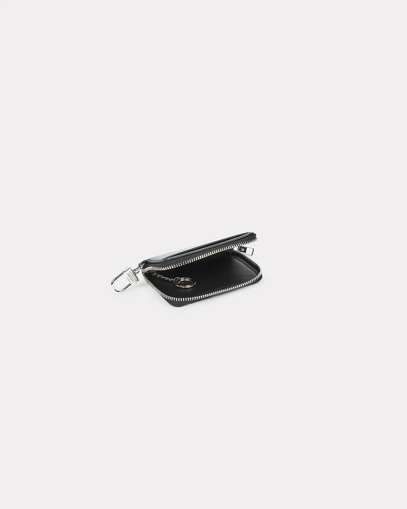 'KENZO Tab' key holder in leather