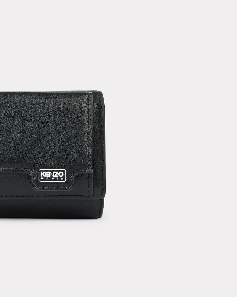 'KENZO Tab' trifold wallet in leather