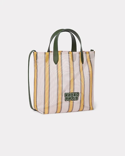 'KENZO Coast Lines' small tote bag in mesh